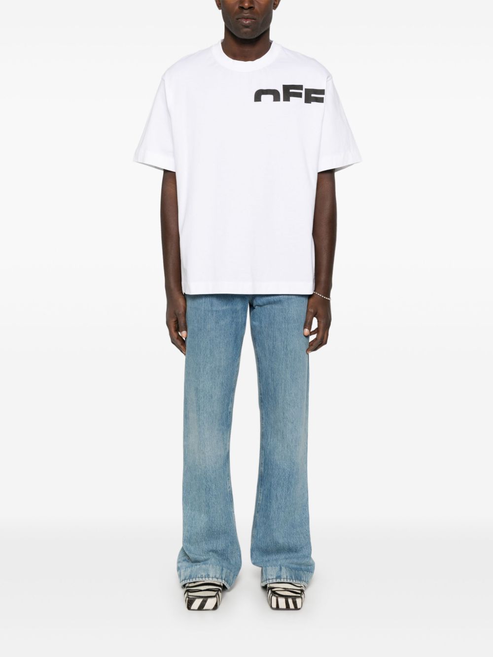 Off-White T-shirt met logo - Wit