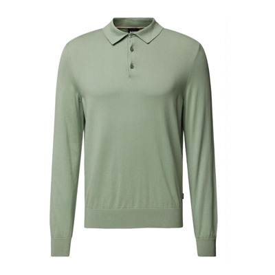 Onderscheidende Polo Kraag Trui Hugo Boss , Green , Heren