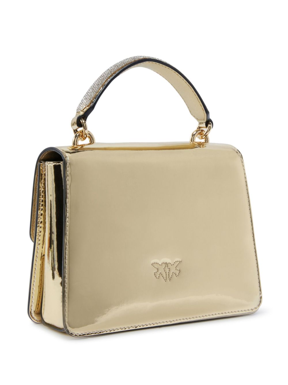 PINKO Love One kleine tas - Goud