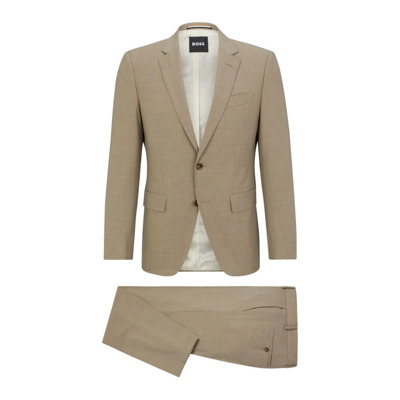 Pak met enkele rij knopen Hugo Boss , Beige , Heren