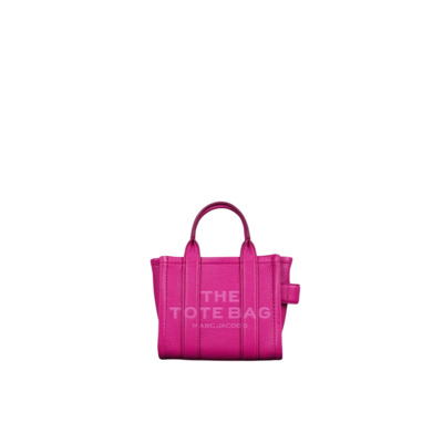 Pink Lipstick Leren Mini Tote Tas Marc Jacobs , Pink , Dames