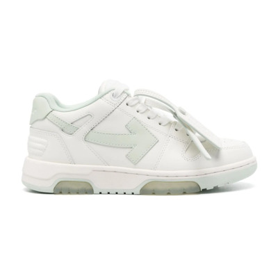 Platte Vetersneakers Mintgroen Off White , White , Dames