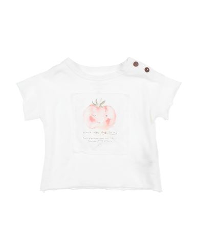 Play Up Infant Girl T-shirt White Size 12 Organic cotton