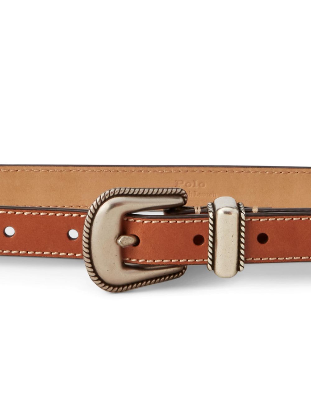 Polo Ralph Lauren Riem met contrasterende stiksels - Bruin