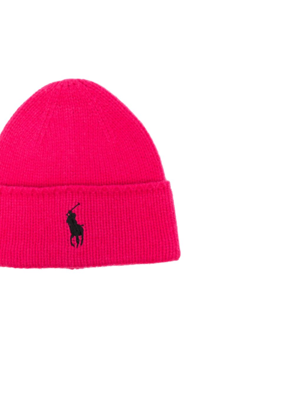 Polo Ralph Lauren Signature Pony wollen muts - Roze