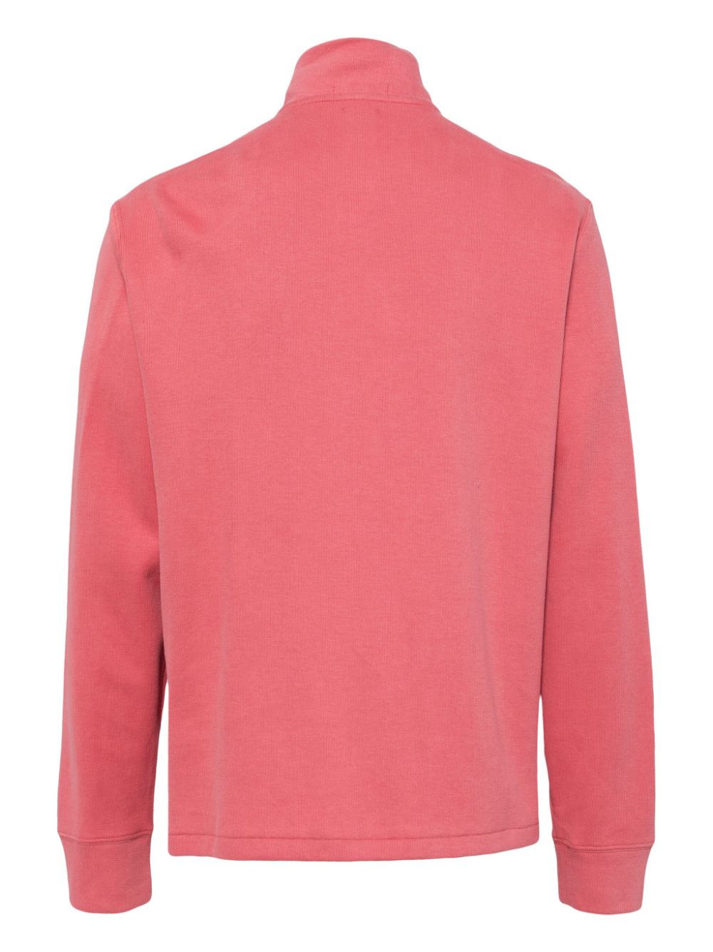 Polo Ralph Lauren Sweater met halve rits en Polo-Pony patroon - Roze