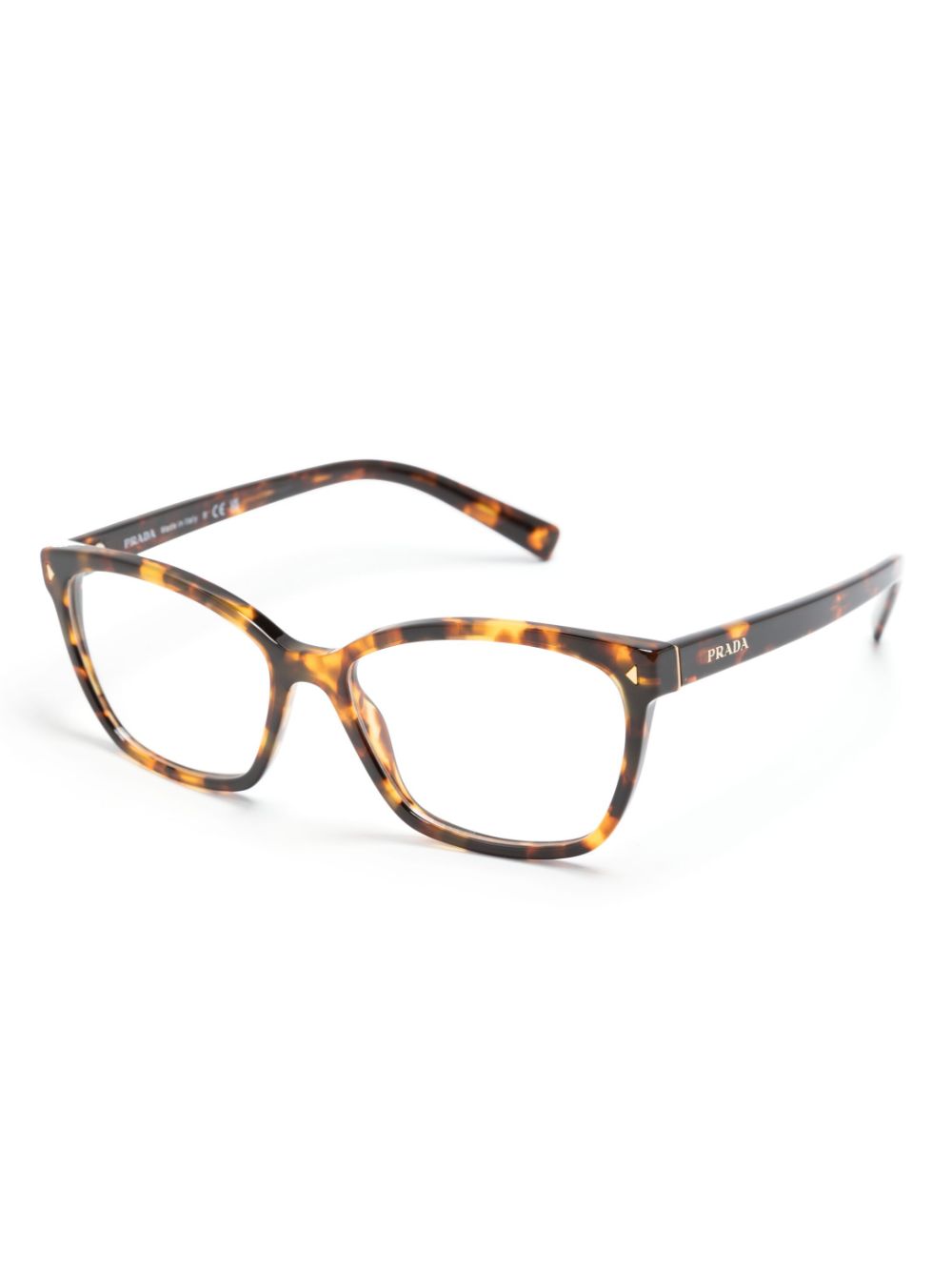 Prada Eyewear Bril met cat-eye montuur - Bruin