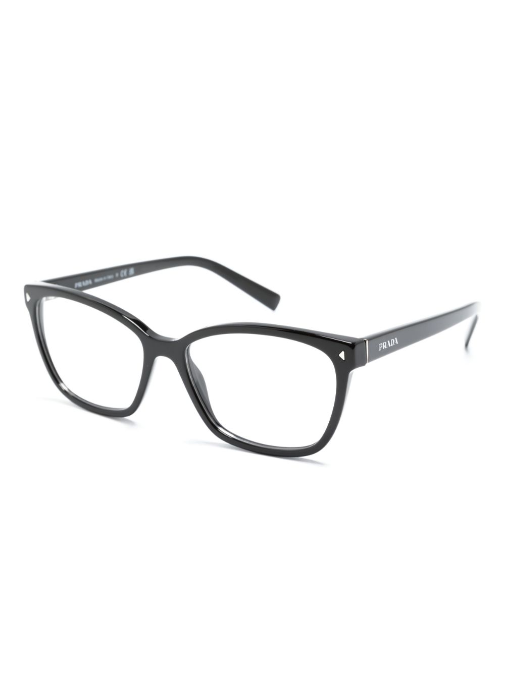 Prada Eyewear Bril met vierkant montuur - Zwart