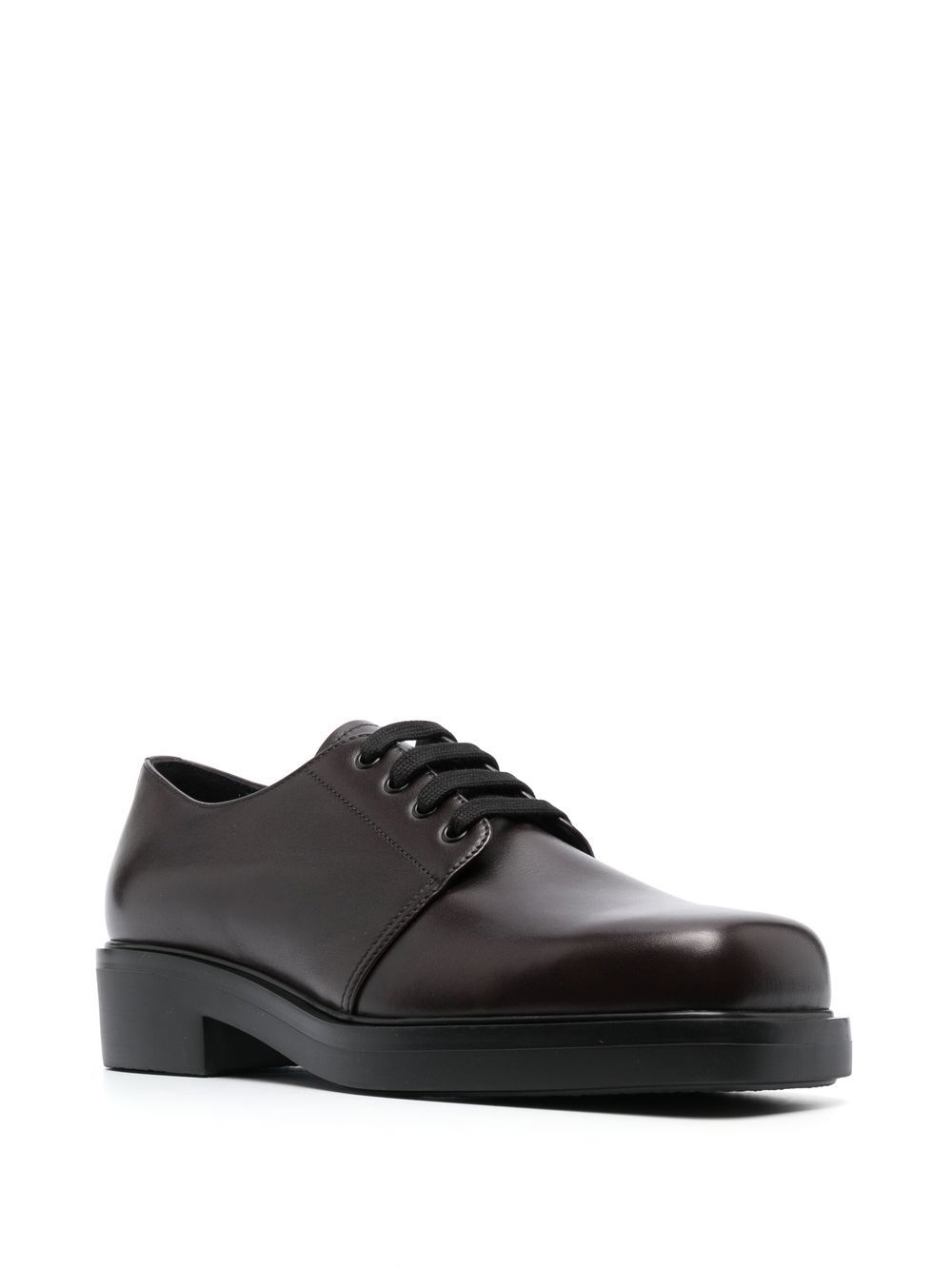 Prada Leren Derby schoenen - Rood