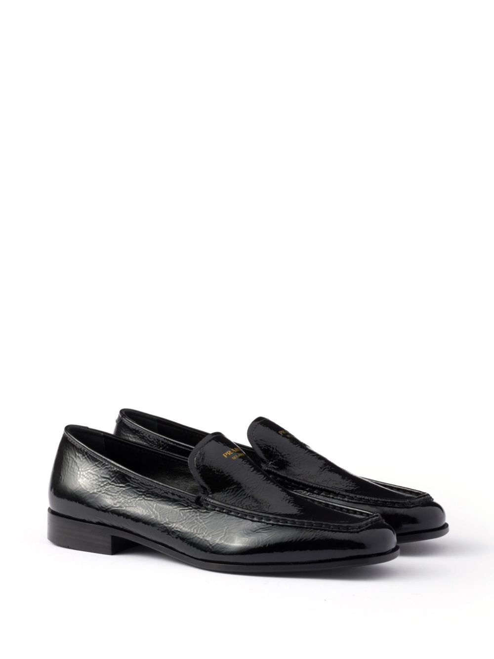 Prada Loafers van lakleer - Zwart