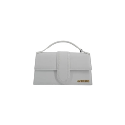 Pre-owned Leather handbags Jacquemus Pre-owned , White , Dames