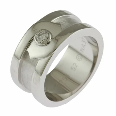 Pre-owned White Gold rings Cartier Vintage , Gray , Dames