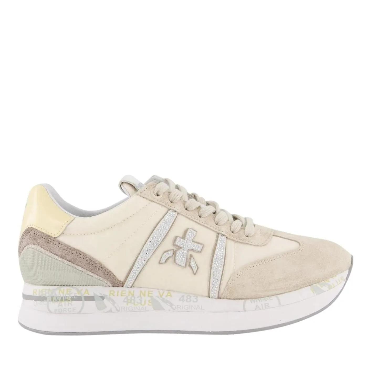 Premiata Sneakers - Dames Conny Sneaker Beige in beige