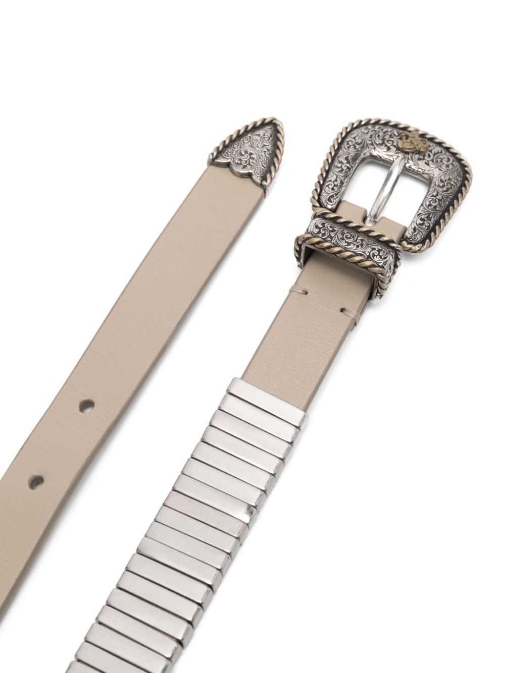 Ralph Lauren Collection Riem met hardware-detail - Grijs