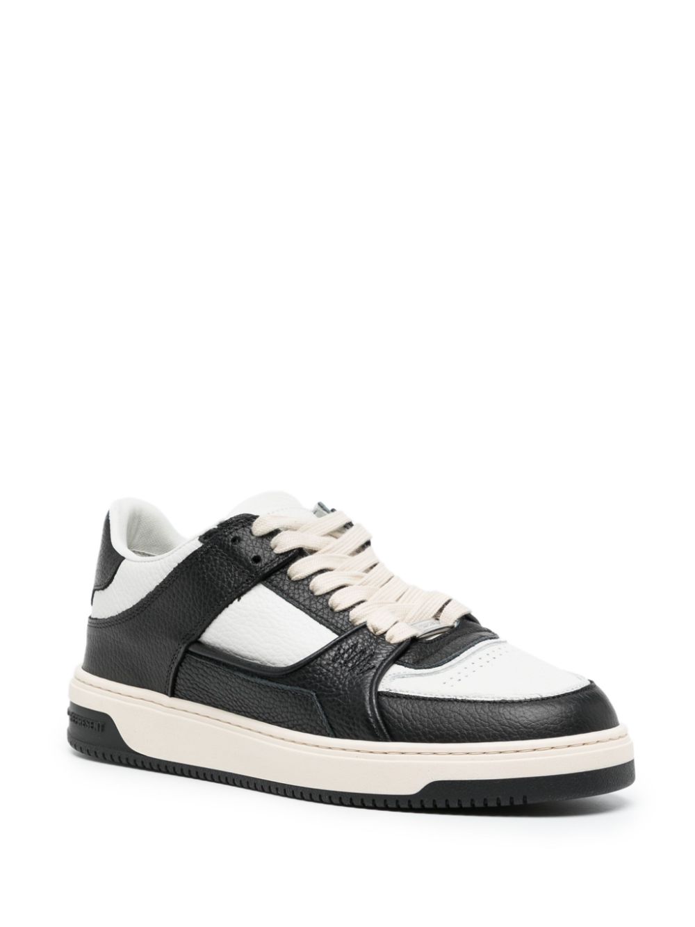 Represent Apex leren sneakers - Zwart