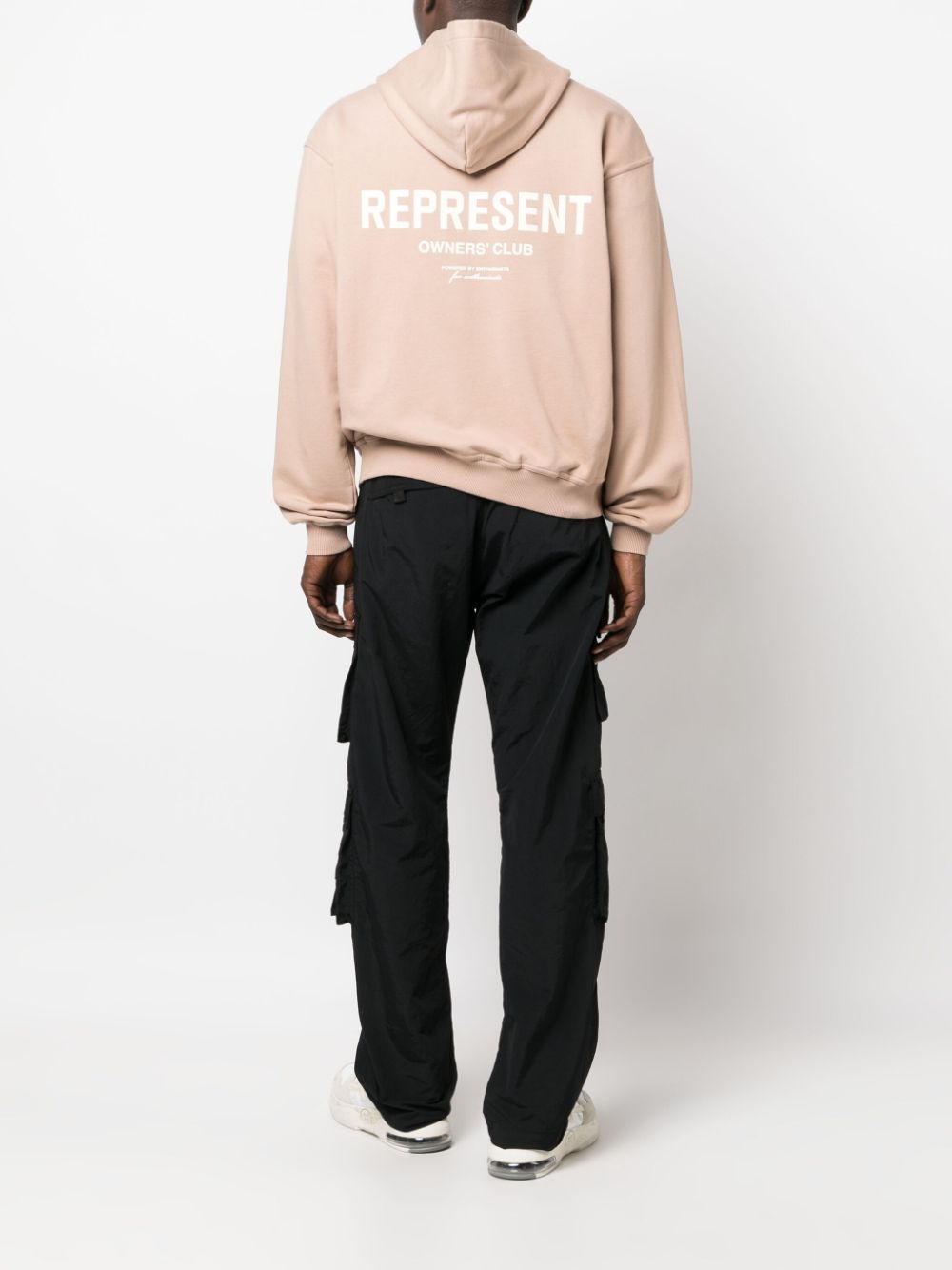 Represent Hoodie met logoprint - Beige