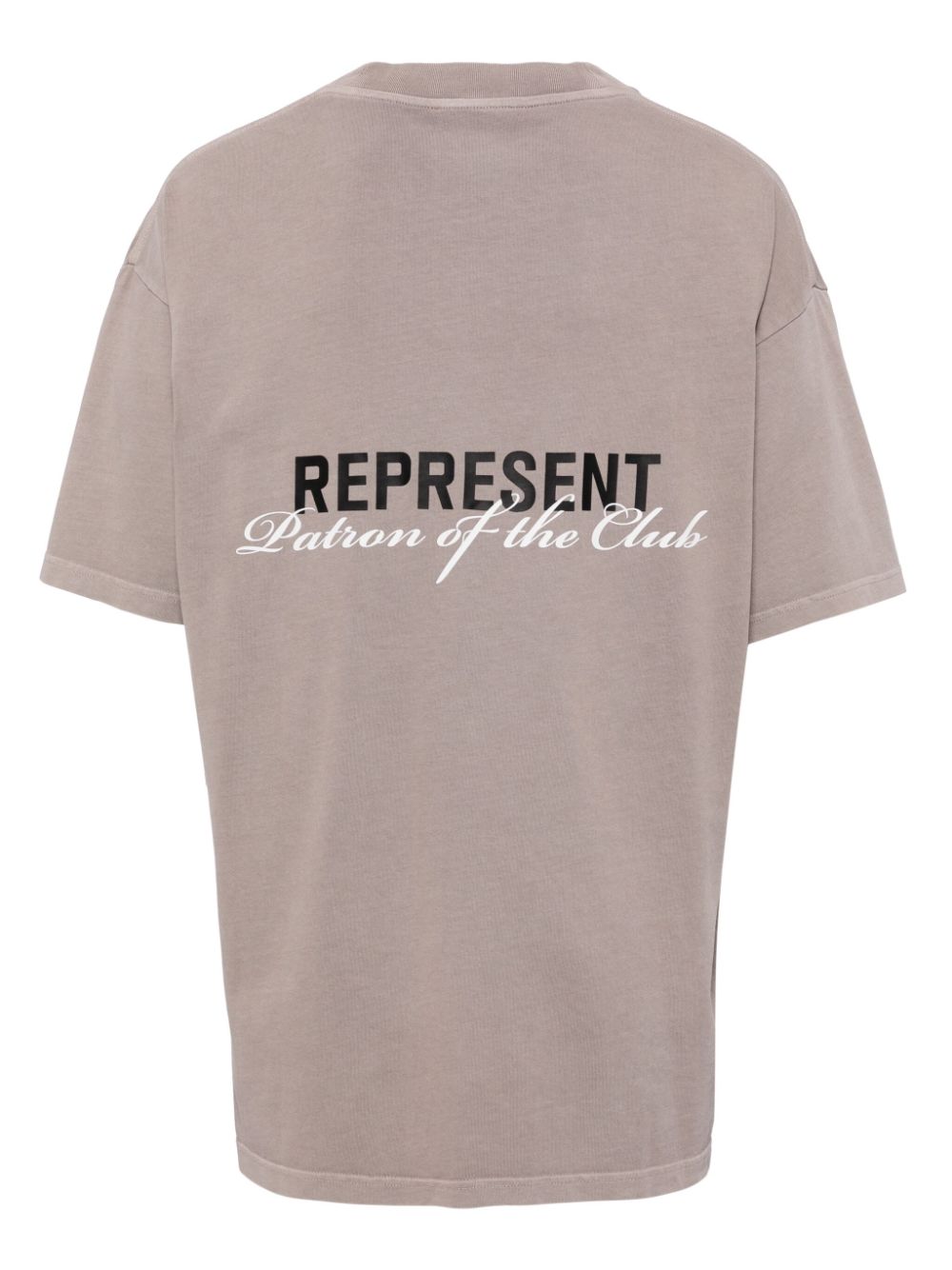 Represent Katoenen T-shirt met print - Bruin