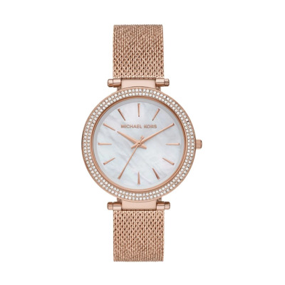 Roségoud Damesmode Horloge Michael Kors , Yellow , Dames