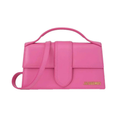 Roze Leren Crossbody Tas Jacquemus , Pink , Dames