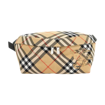 Ruiter Check Marsupial Tas Burberry , Beige , Unisex