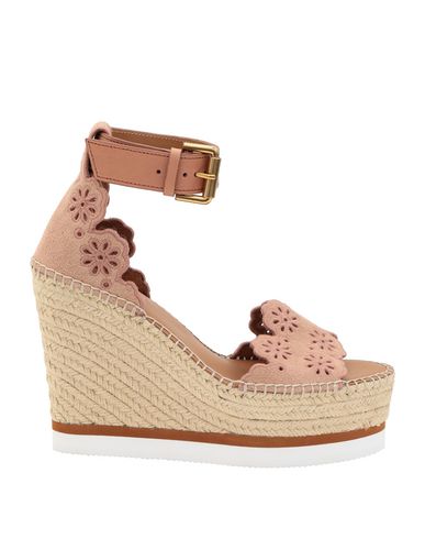 See By Chloé Woman Espadrilles Blush Size 9 Calfskin