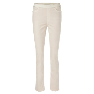 Siena Fluwelen Broek Marc Cain , Beige , Dames