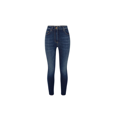 Skinny Jeans Elisabetta Franchi , Blue , Dames