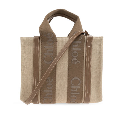 'Small Tote' Shopper Tas Chloé , Beige , Dames