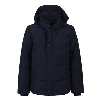 Stijlvolle Parka Jas voor Buitenshuis Avonturen Canada Goose , Blue , Heren