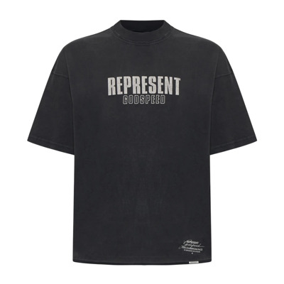 Stijlvolle T-shirts en Polos Represent , Black , Heren