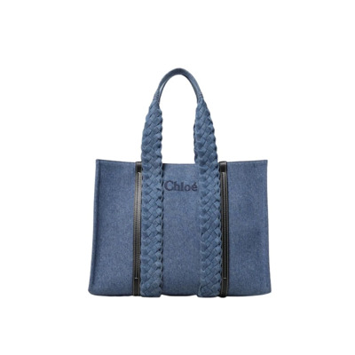 Stijlvolle leren tas voor vrouwen Chloé , Blue , Dames