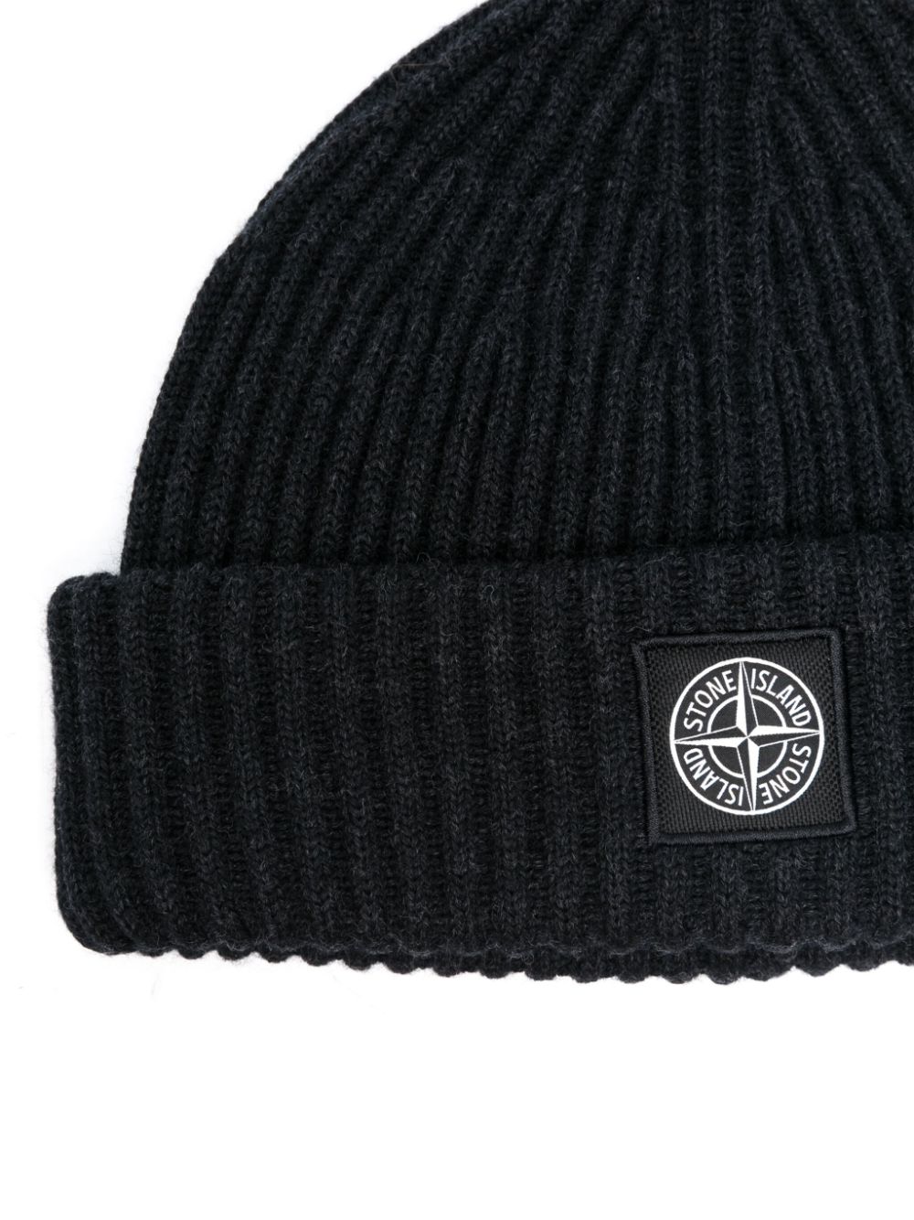 Stone Island Muts met Compass-logopatch - Grijs