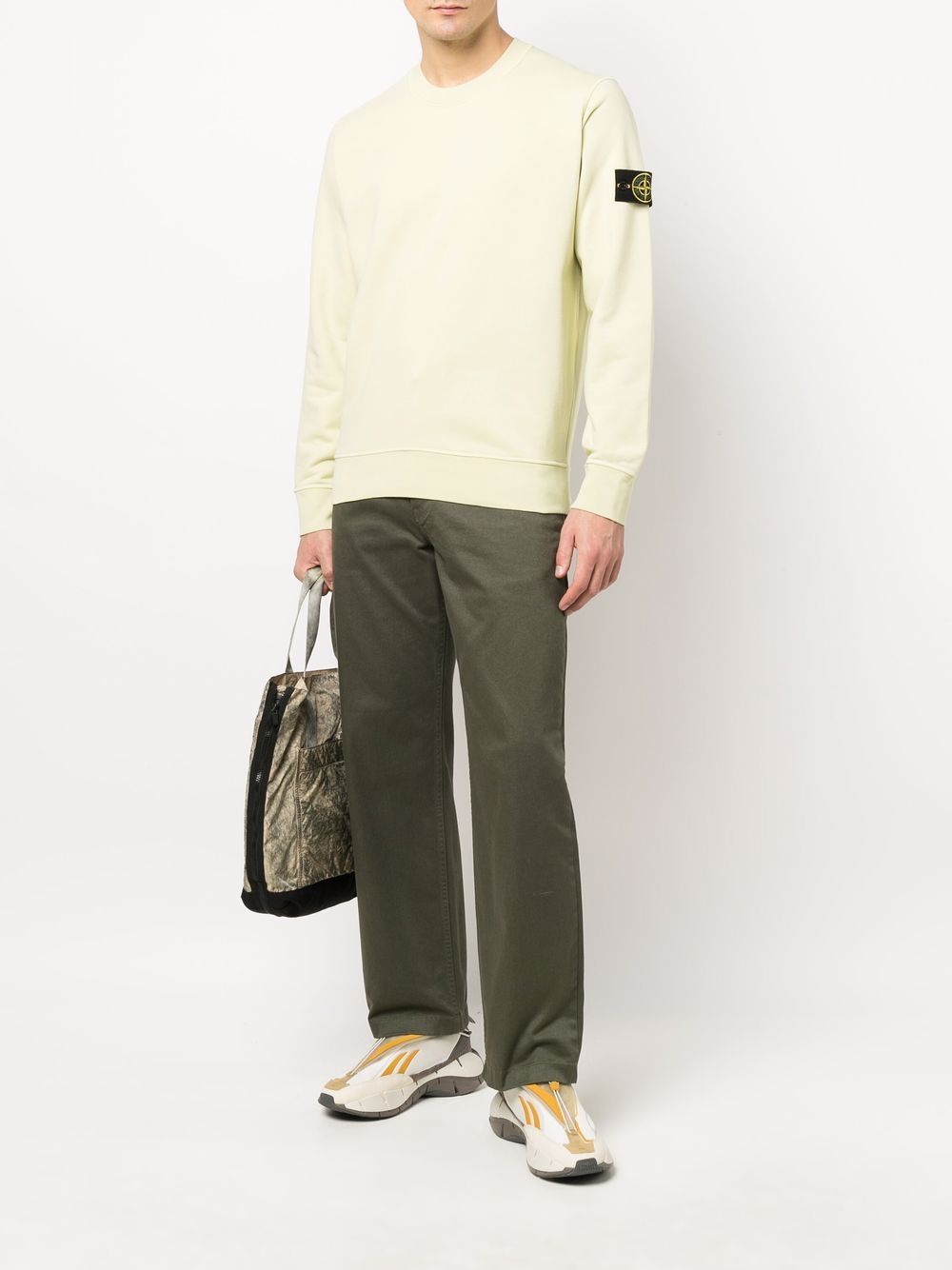 Stone Island Sweater met ronde hals - Geel