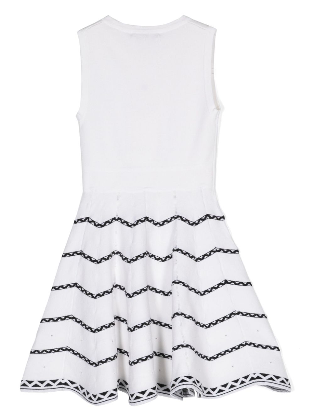 TWINSET Kids Jurk met geometrisch patroon - Wit