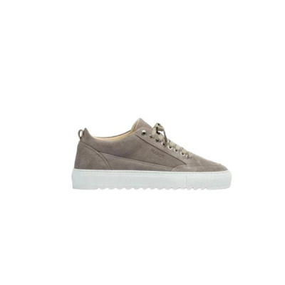 Taupe Uniform Sneakers met Tijdloze Stijl Mason Garments , Gray , Heren