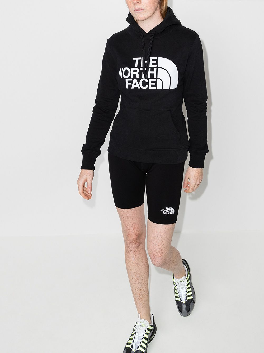 The North Face Hoodie met logoprint - Zwart