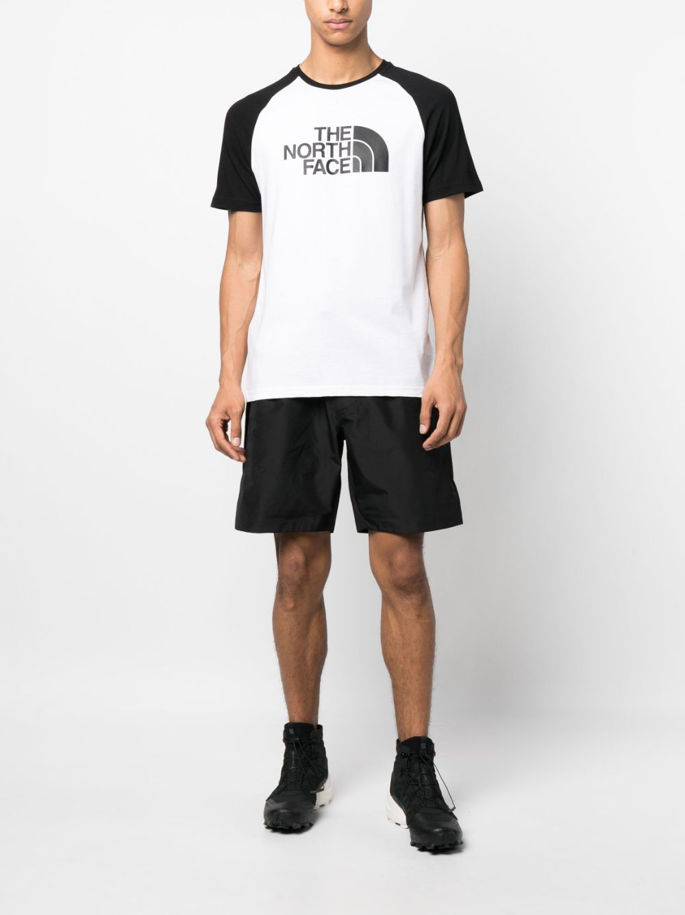 The North Face T-shirt met logoprint - Wit