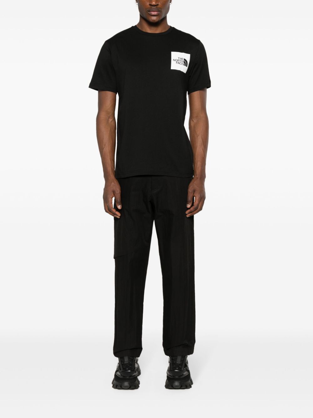 The North Face T-shirt met logoprint - Zwart