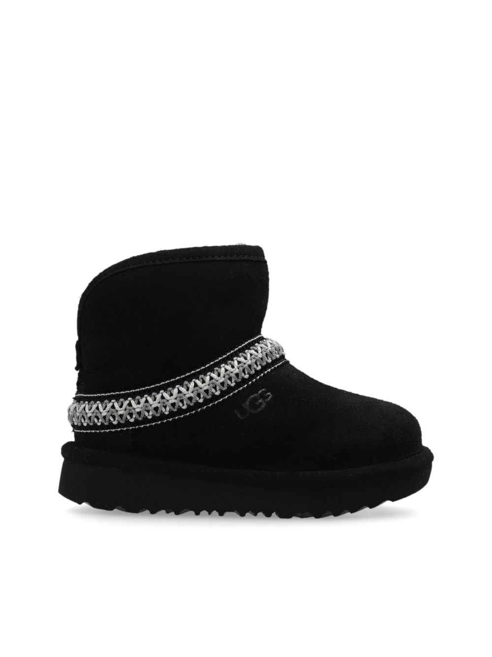 UGG Kids Classic Mini Crescent laarzen - Zwart