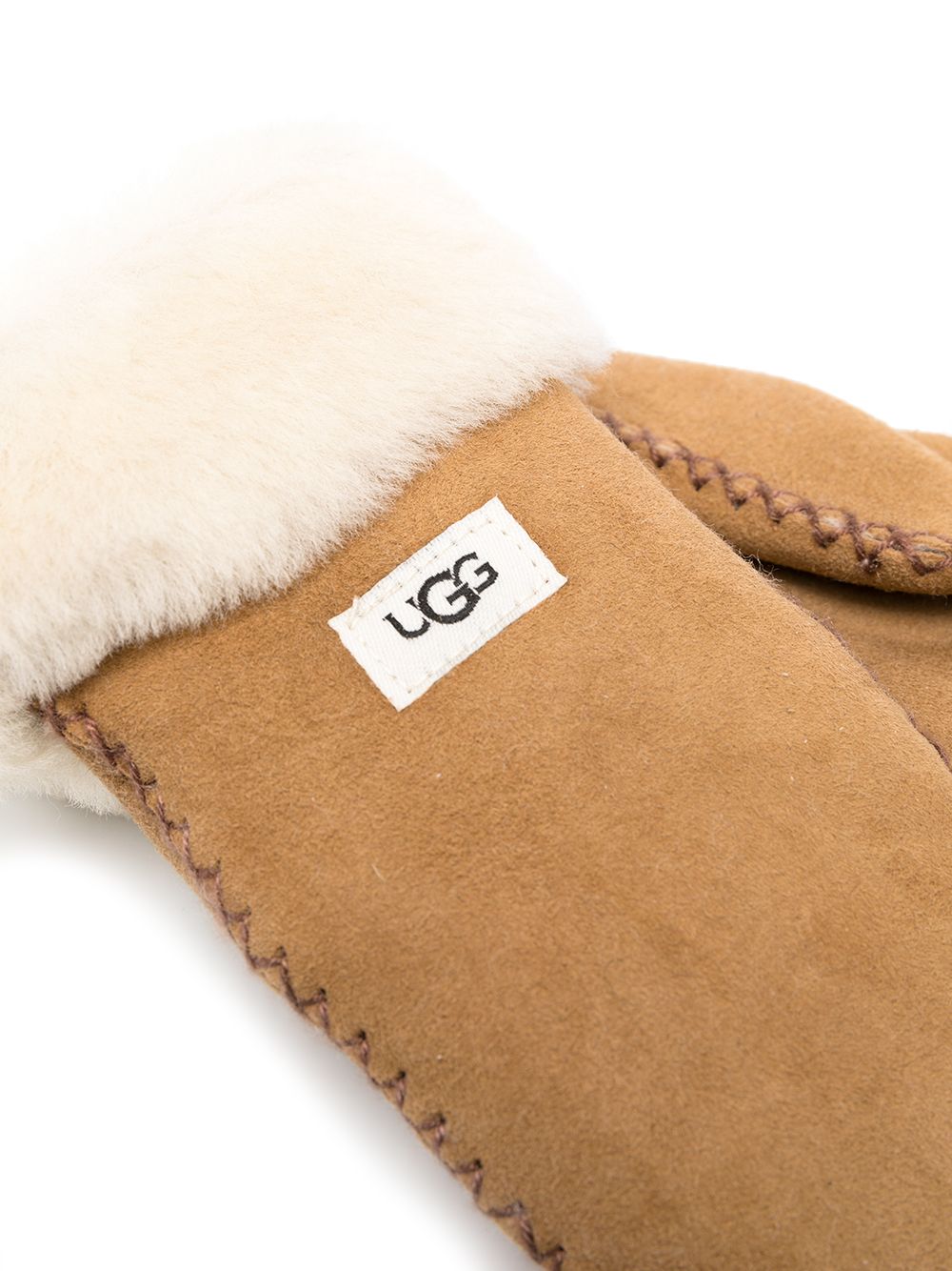 UGG Kids Handschoenen met logo - Beige