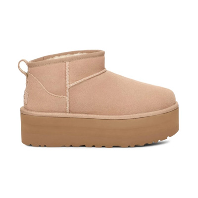 Ultra Mini Platform Laarzen UGG , Beige , Dames