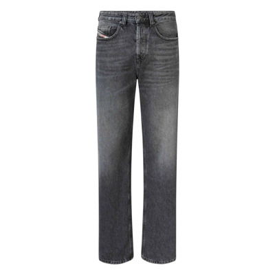 Urban Eagle Straight Jeans Diesel , Gray , Heren