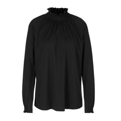 Veelzijdige LM UNI Blouse, Hoogwaardige Stof Marc Cain , Black , Dames