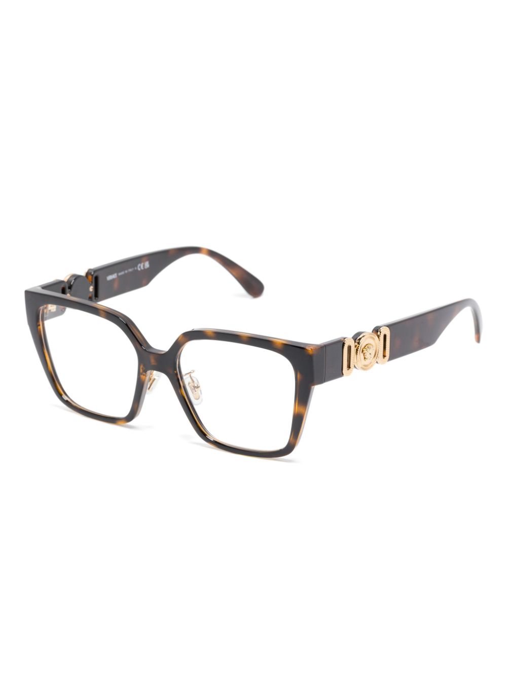 Versace Eyewear Bril met cat-eye montuur - Bruin