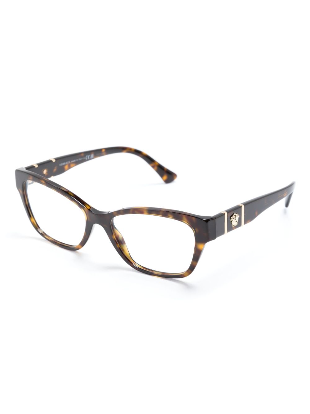 Versace Eyewear Bril met cat-eye montuur - Bruin