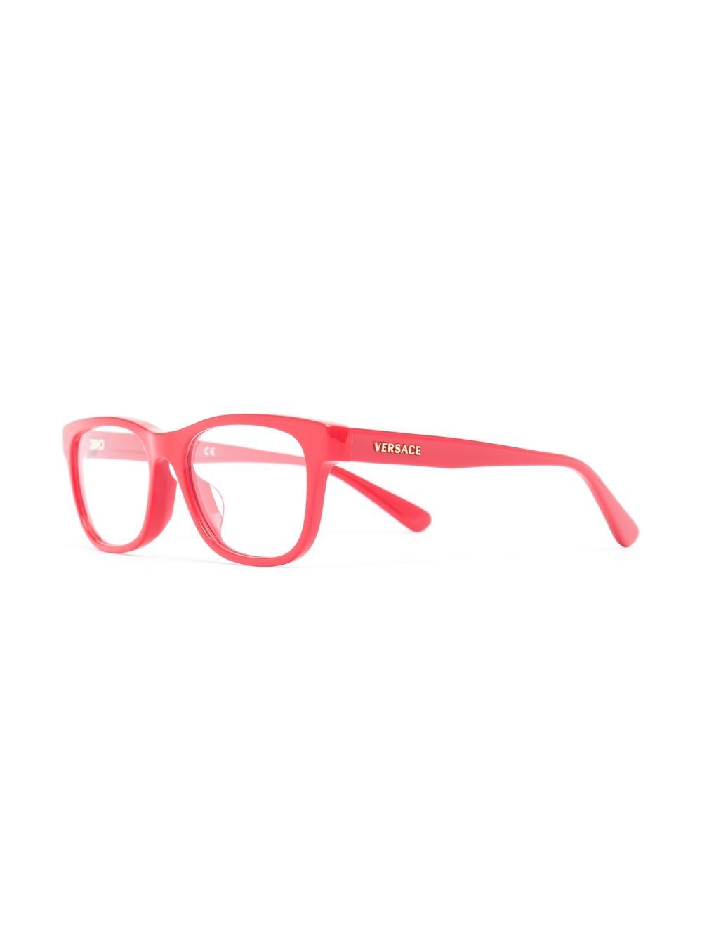 Versace Eyewear Bril met vierkant montuur - Rood