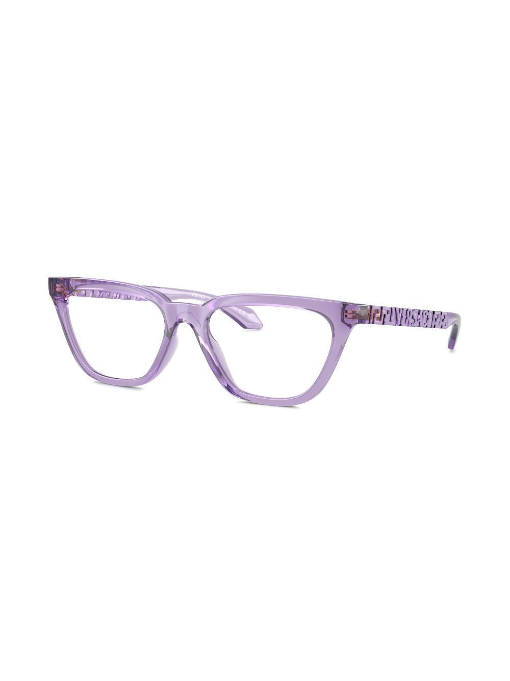 Versace Eyewear Greca Bril met cat-eye montuur - Paars