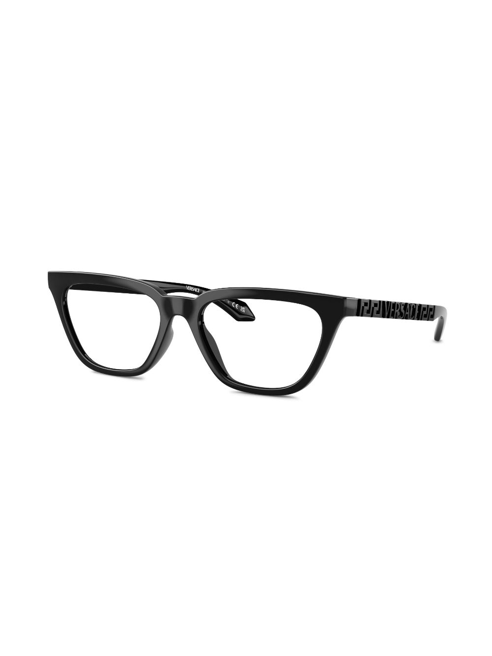 Versace Eyewear Greca Bril met cat-eye montuur - Zwart