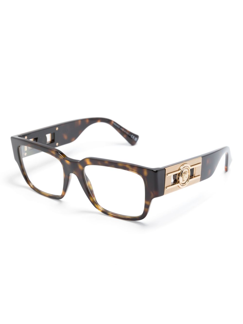 Versace Eyewear Medusa bril met vierkant montuur - Bruin