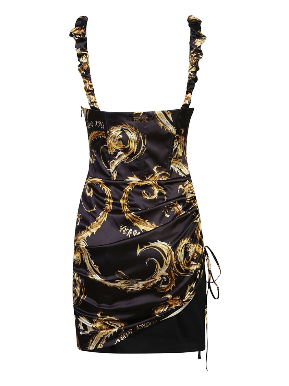 Versace Jeans Couture Chromo Couture mini-jurk - Zwart